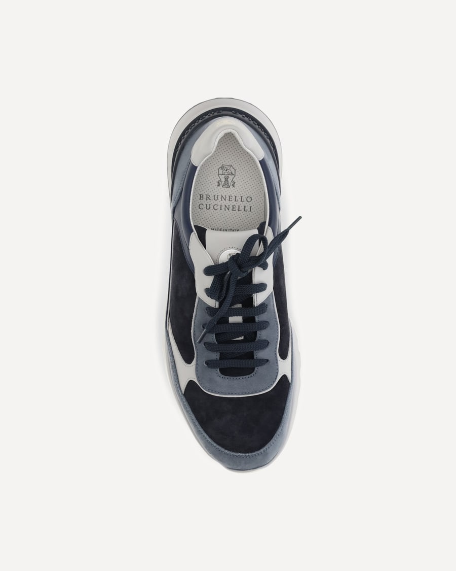 Brunello Cucinelli Leather Sneakers, view 6