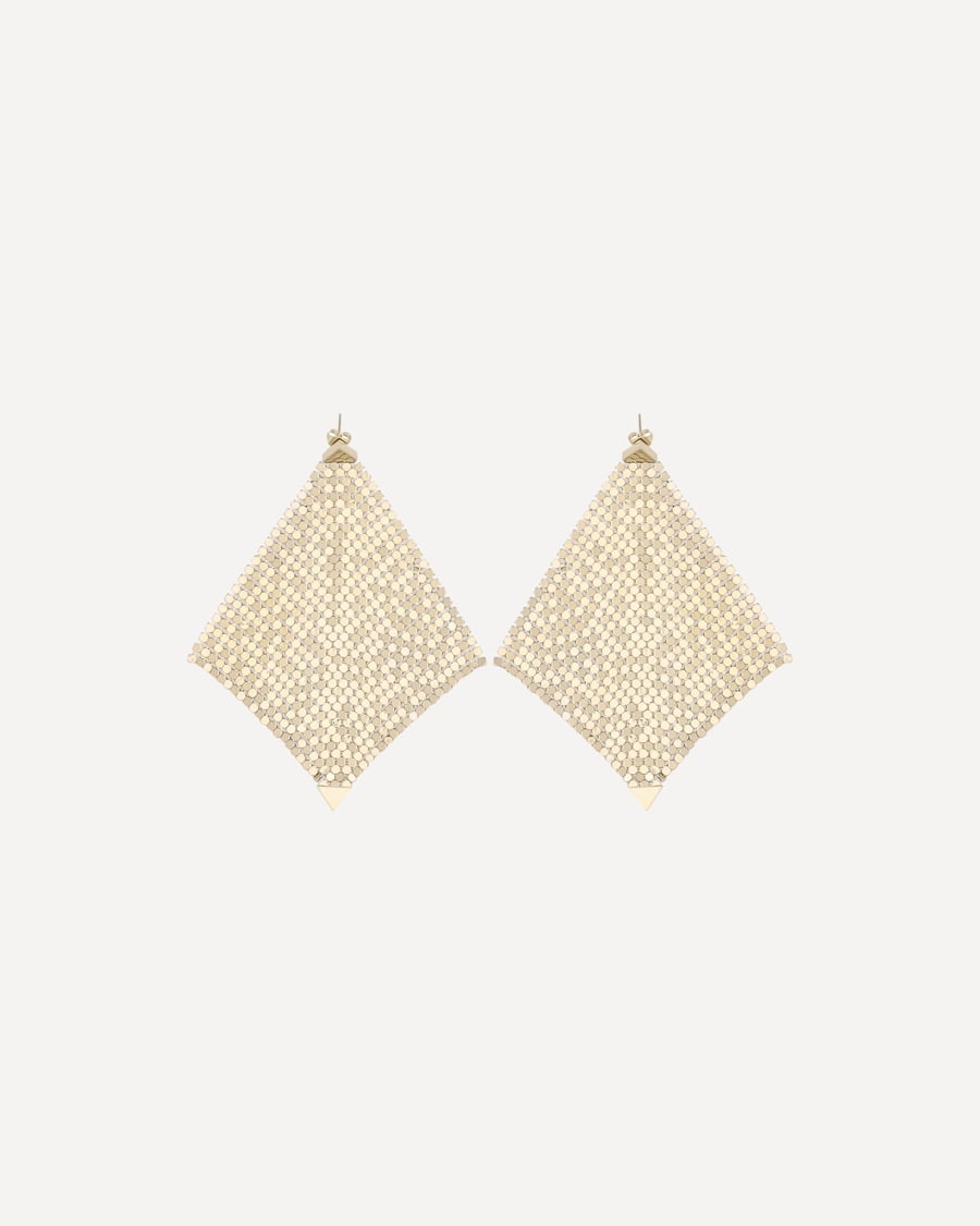 RABANNE Pixel Chainmail Earrings
