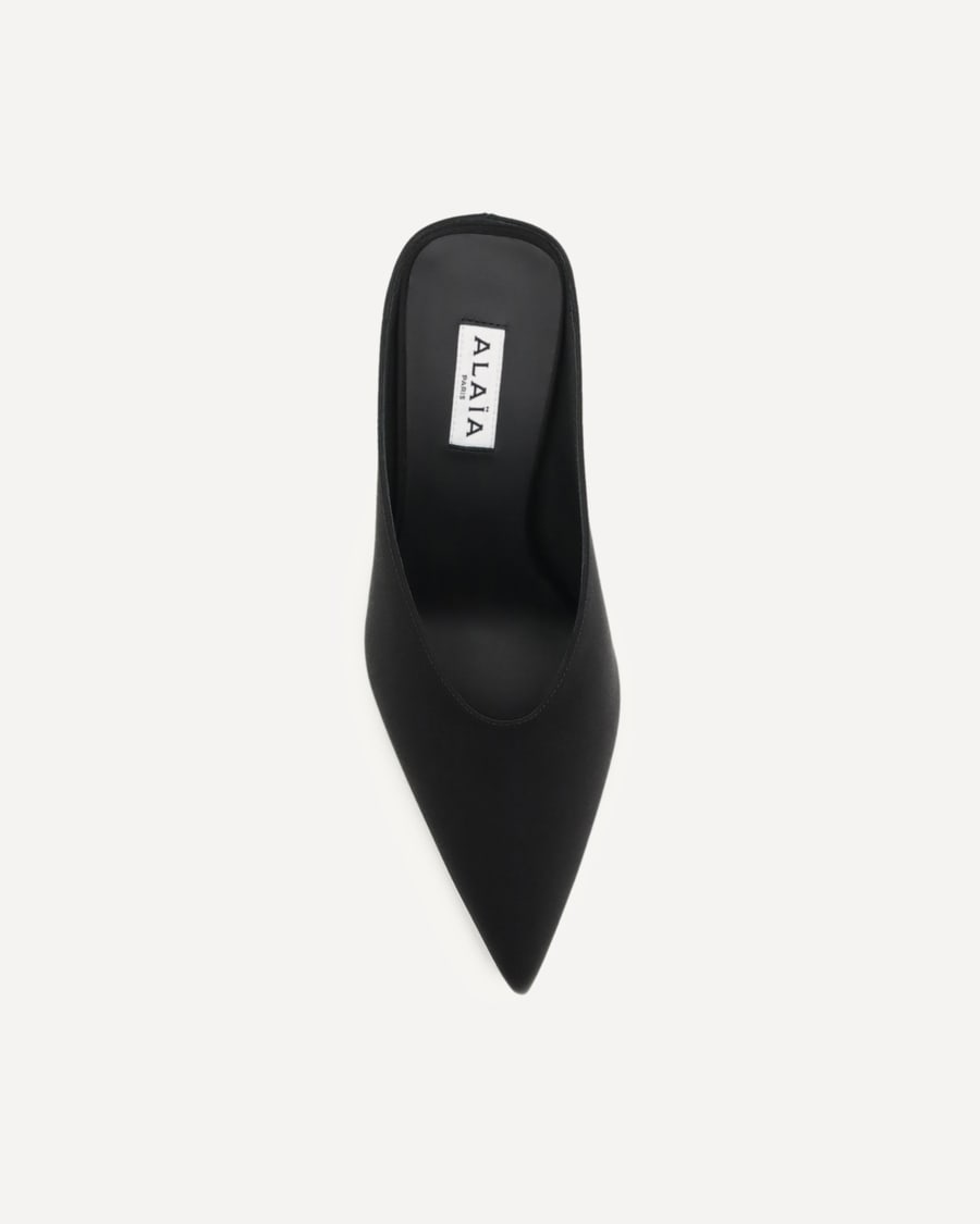 Alaïa Satin wedge Mules, view 6
