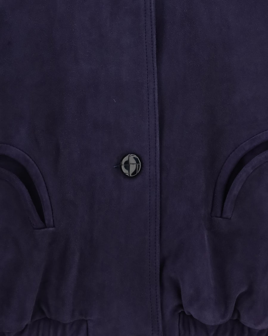 Blazé Milano Viva Charlie suede Bomber Jacket, view 5