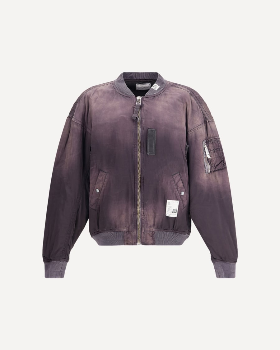 MAISON MIHARA YASUHIRO Aged Flight Jacket, view 3