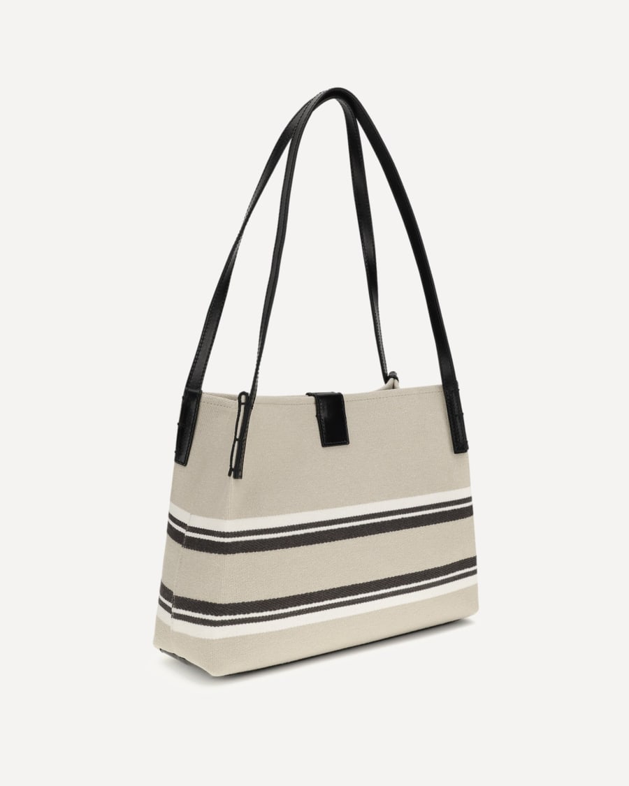Balmain Canvas Shoulder Bag, view 2
