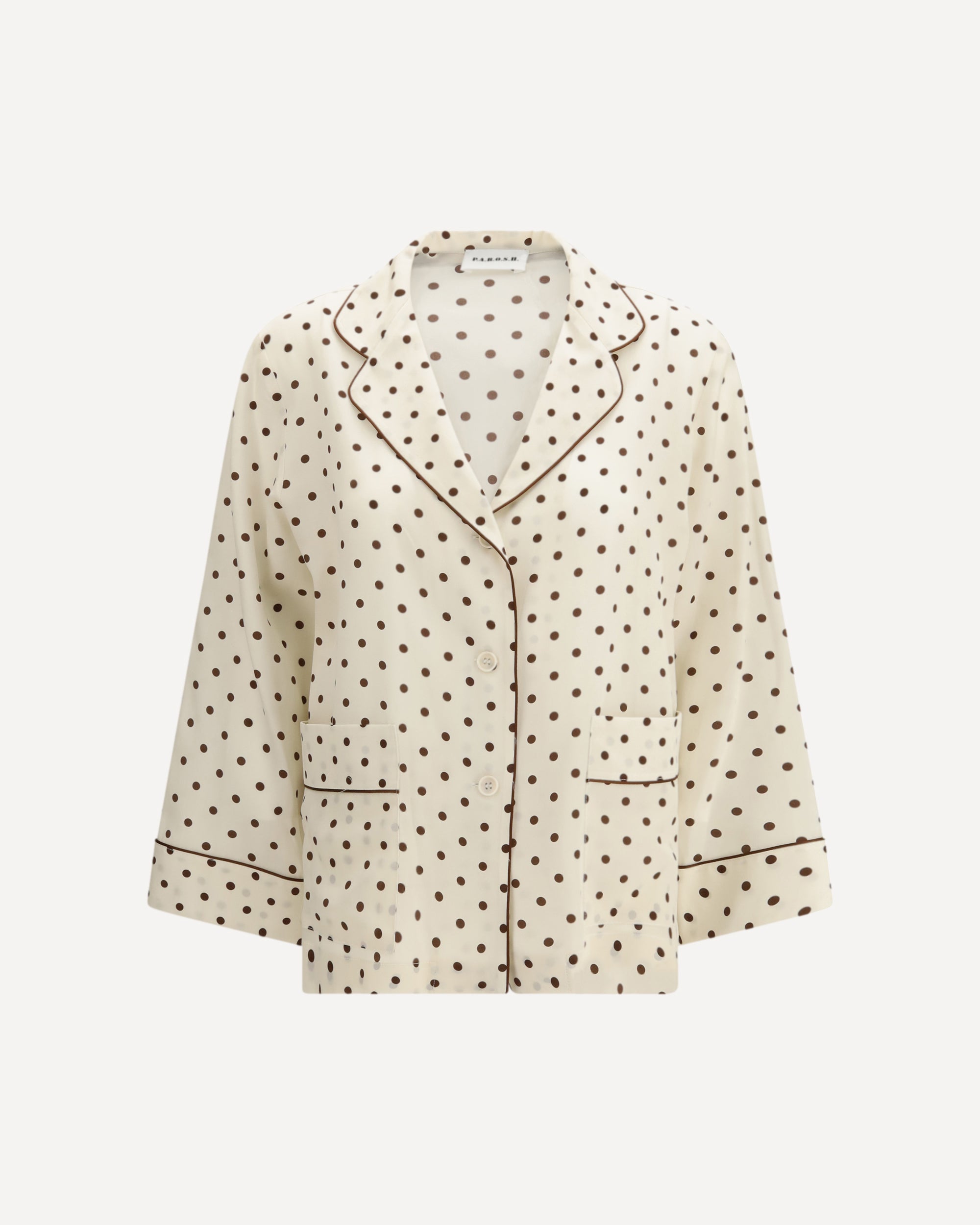P.A.R.O.S.H. Polka-dot silk Shirt