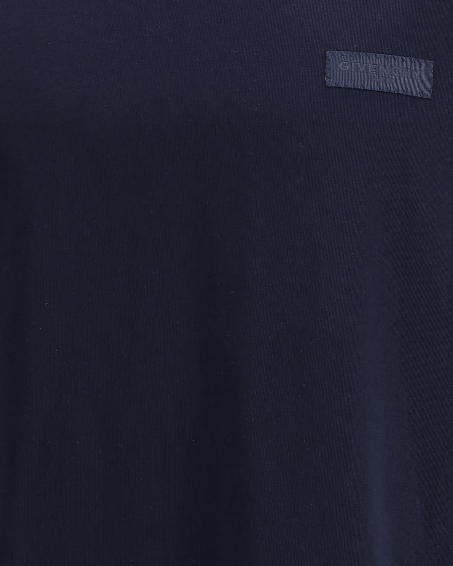 Givenchy Cotton T-Shirt with logo patch, view 5