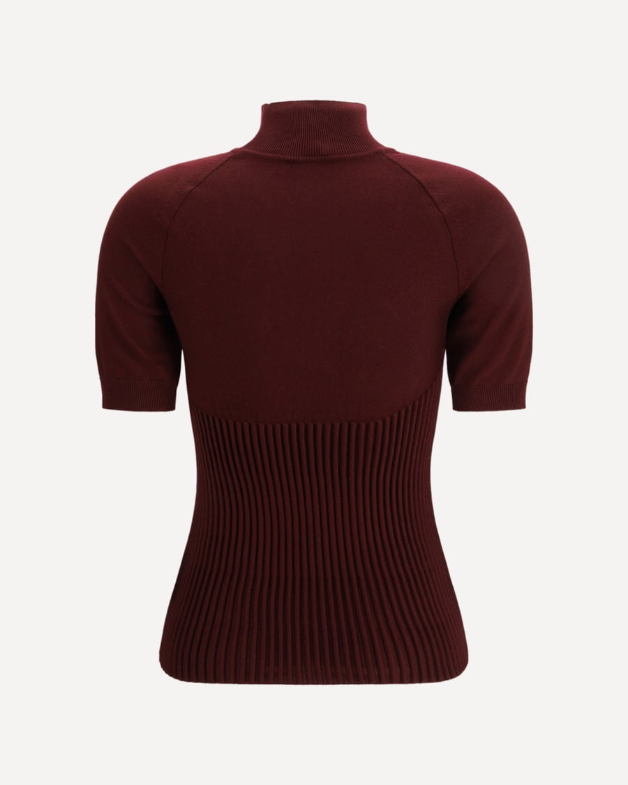 Alaïa Rib Wool Top, view 2