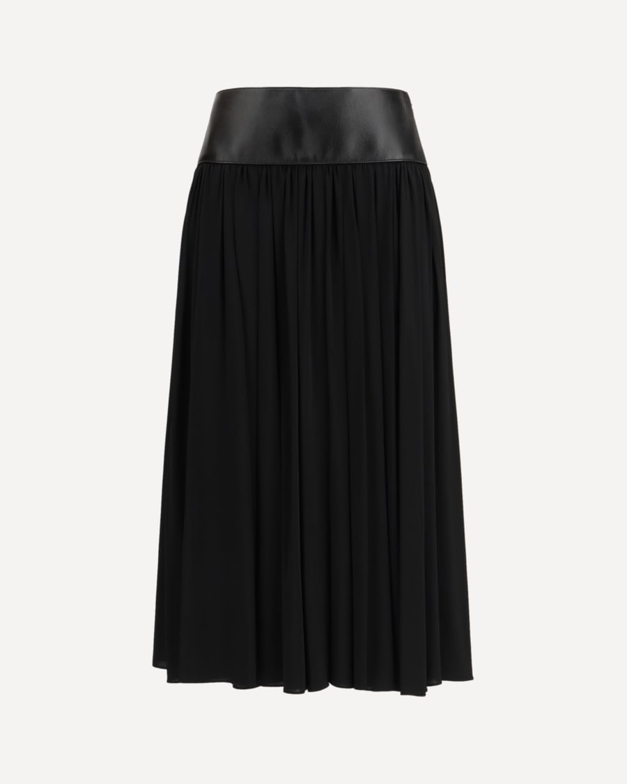 Alaïa Skirt with leather belt, view 3