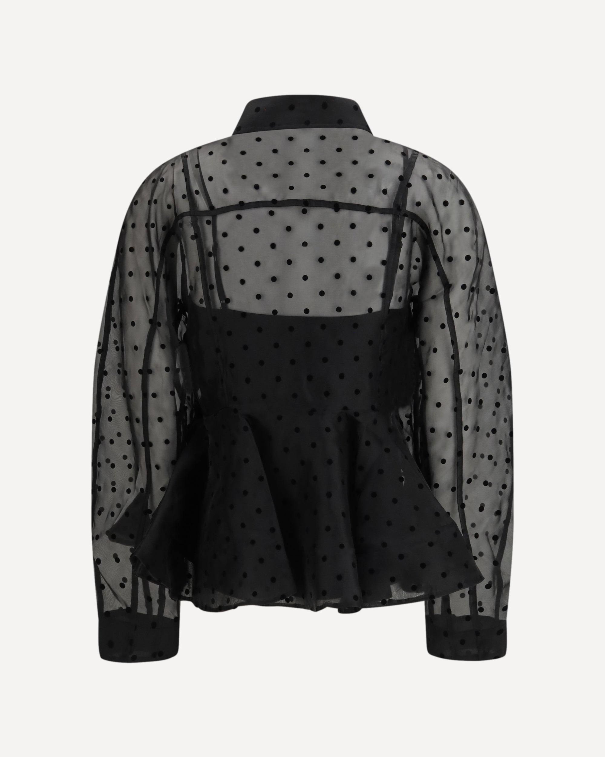 Ganni Polka dot organza Shirt, view 2