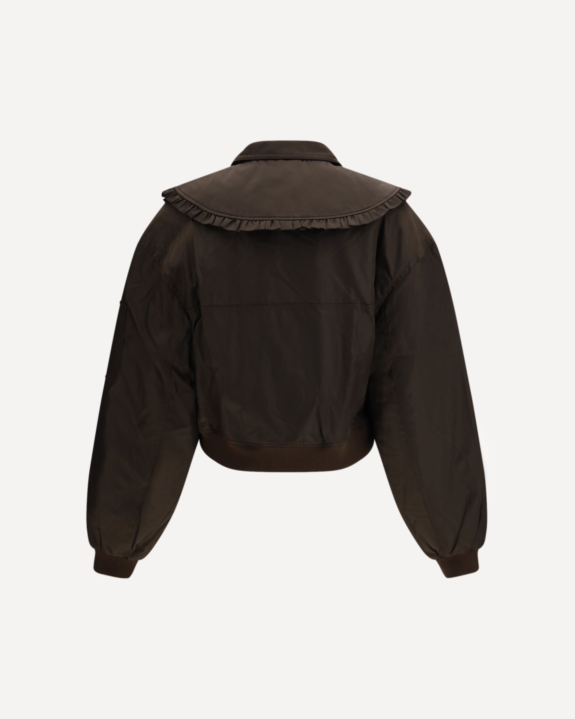 Ganni Duchesse Nylon Bomber Jacket, view 2