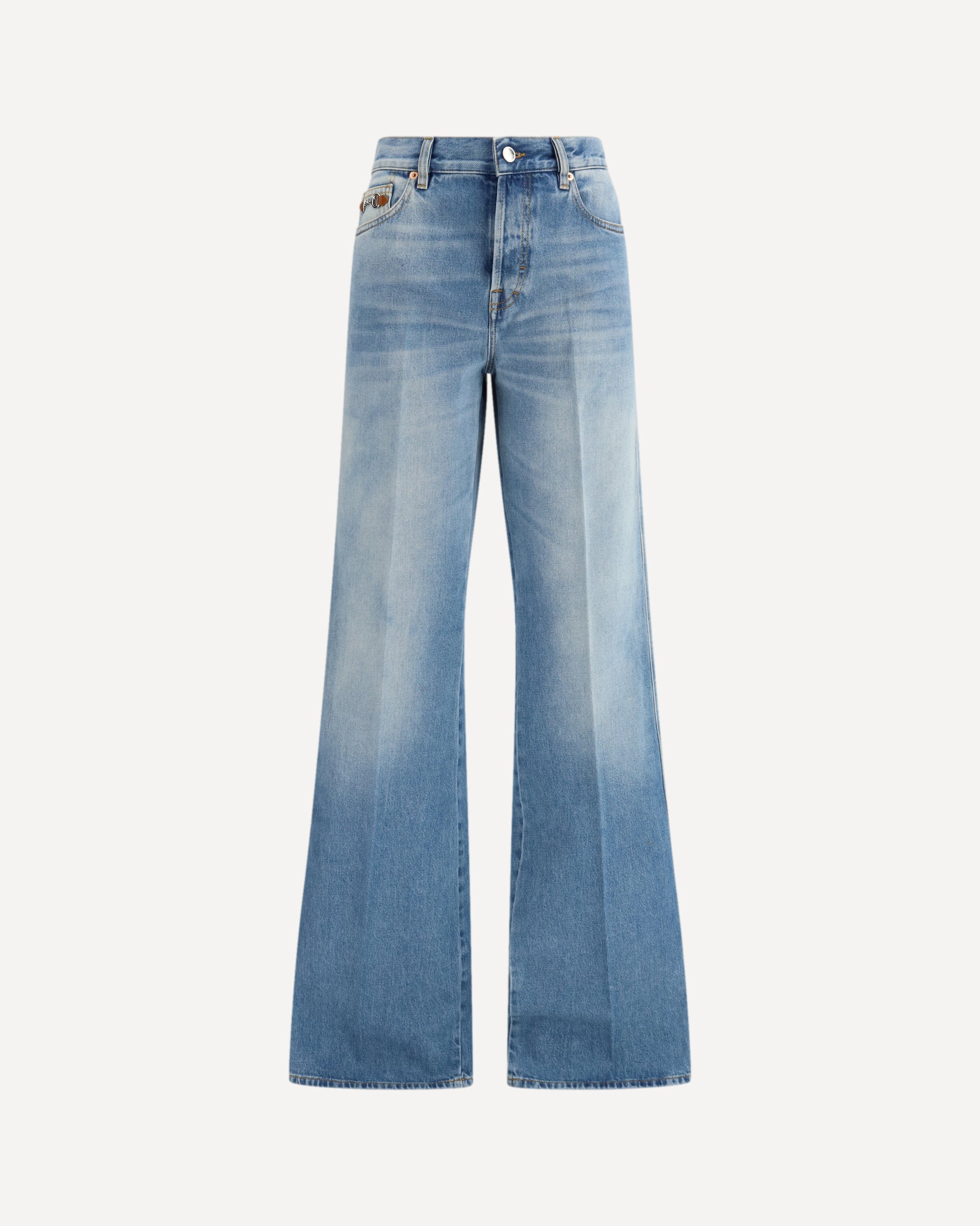 Gucci Cotton denim flare Jeans