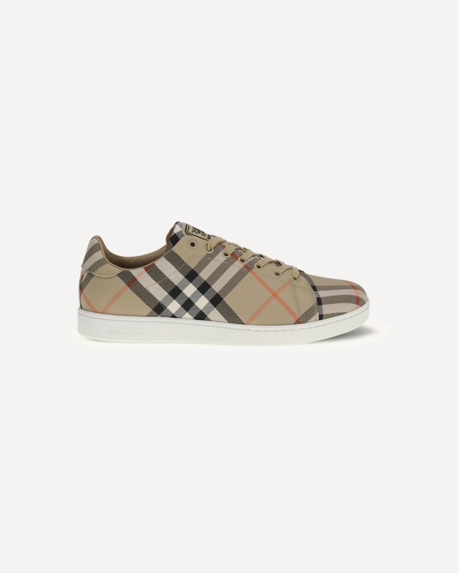 Burberry Set Check Sneakers, view 3