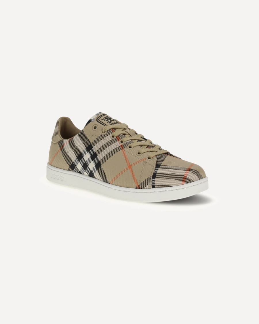 Burberry Set Check Sneakers, view 4