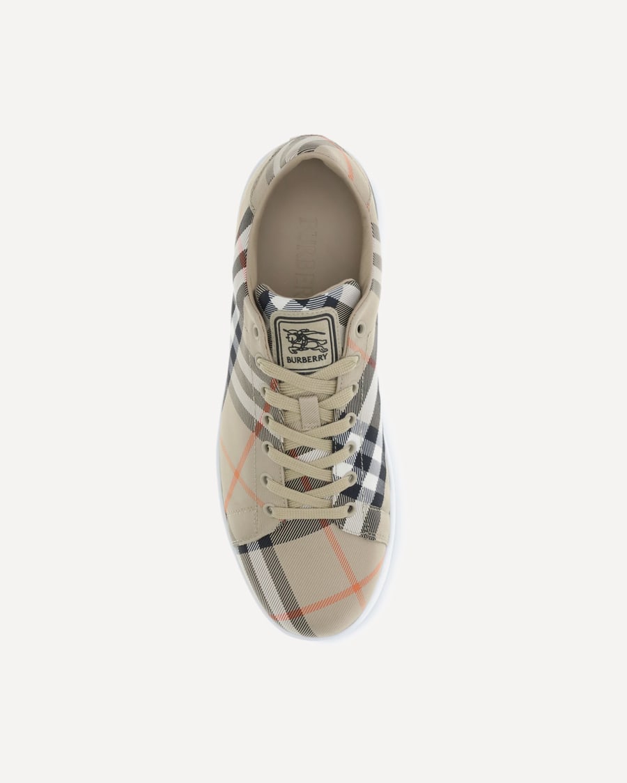 Burberry Set Check Sneakers, view 6
