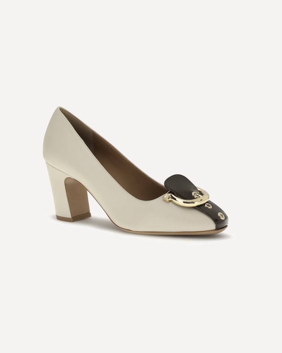 Ferragamo Leather Pumps, view 4