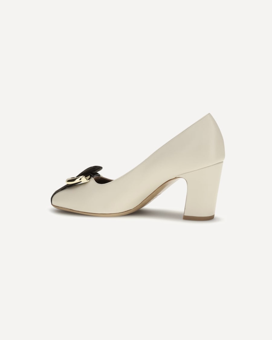 Ferragamo Leather Pumps, view 5