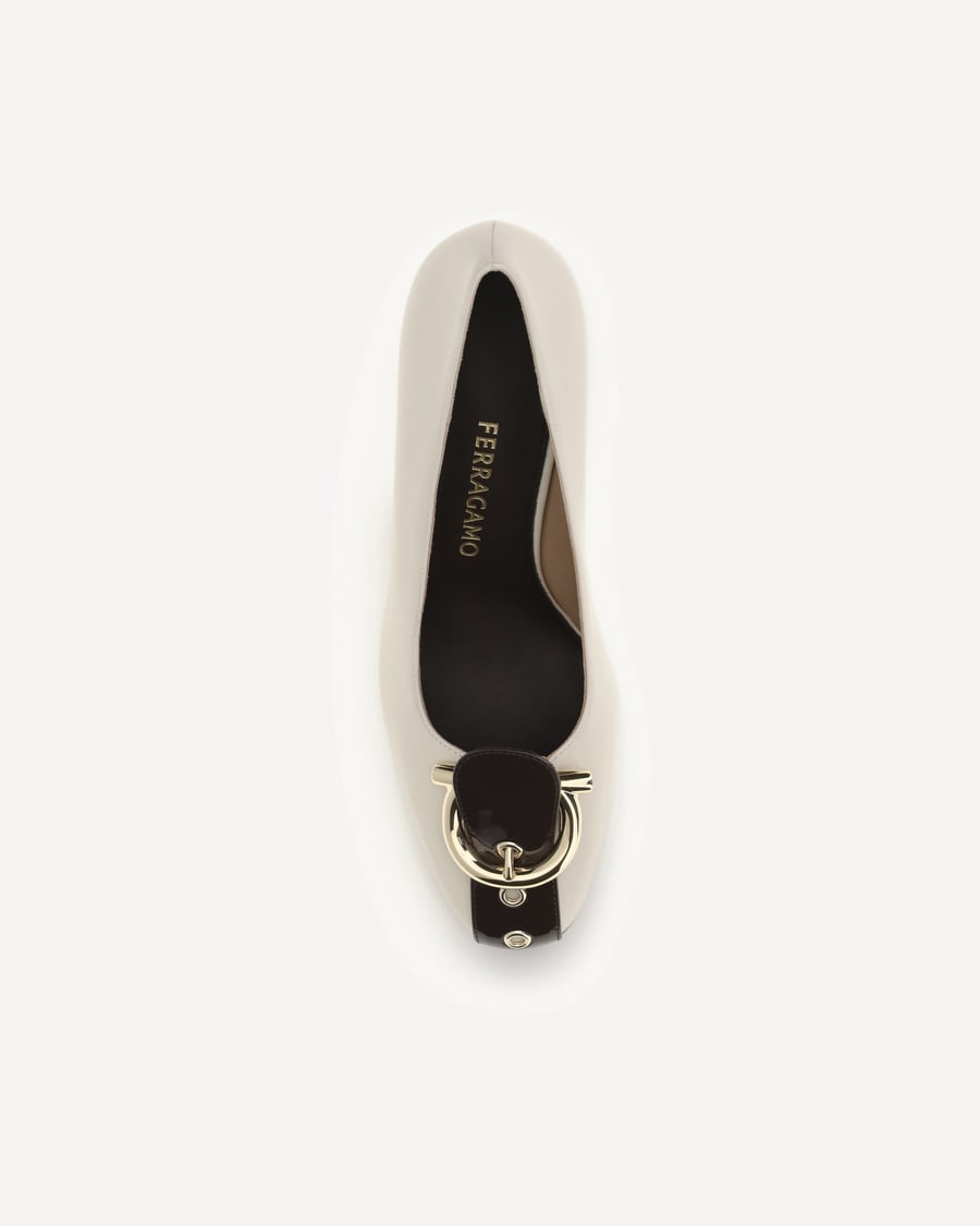 Ferragamo Leather Pumps, view 6