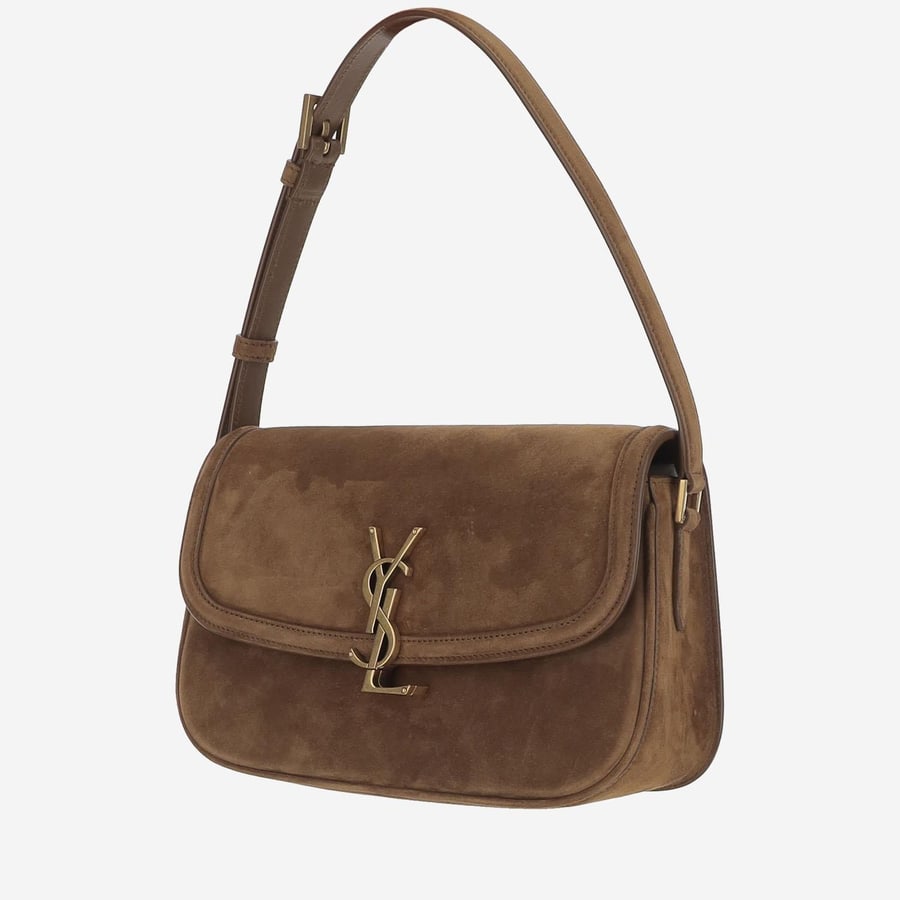 Saint Laurent BORSA SOLFERINO IN SUEDE, view 6