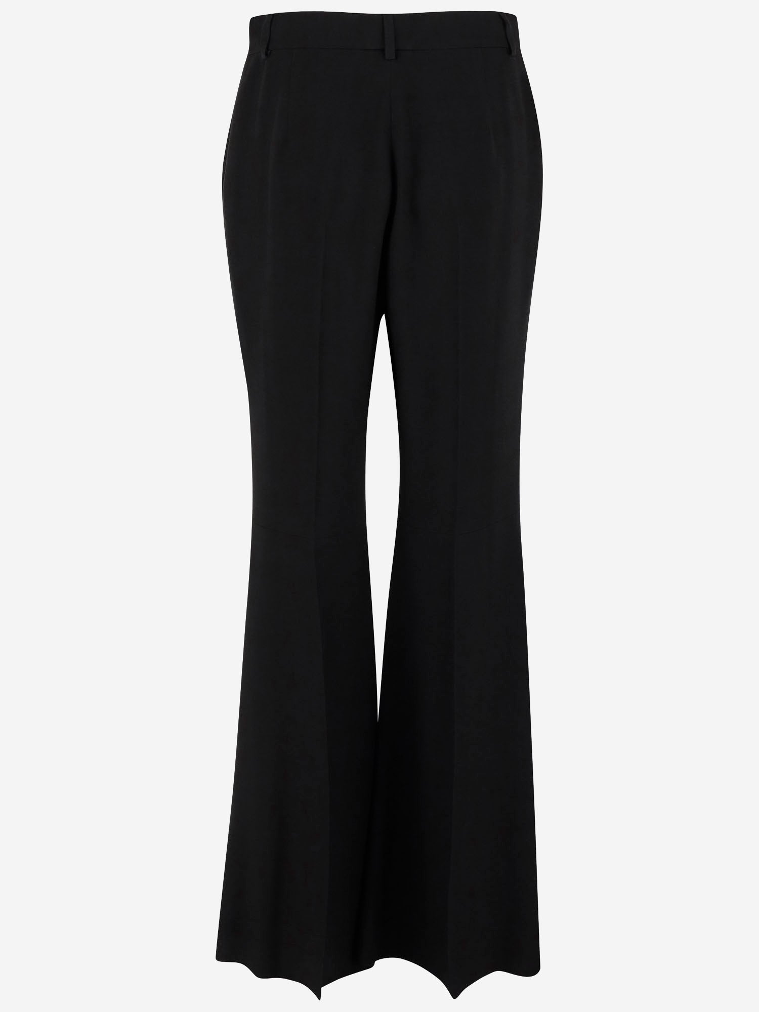 Balenciaga PANTALONI FLARED IN VISCOSA, view 2