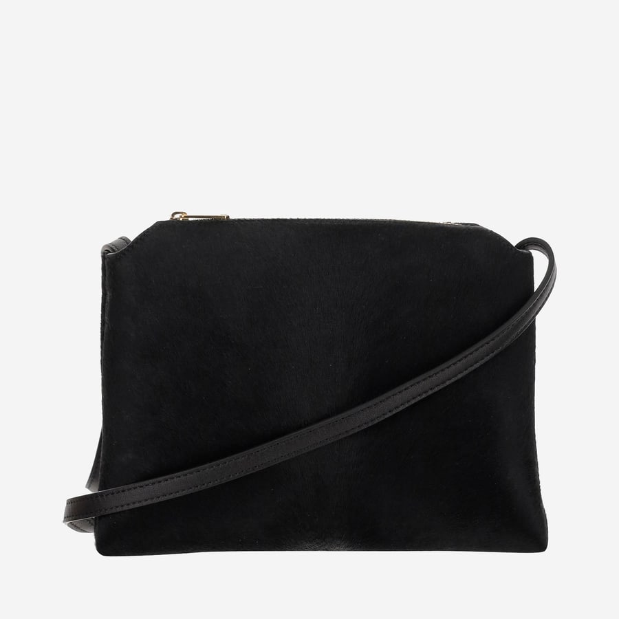 KHAITE Borsa a tracolla Lina in pelle scamosciata