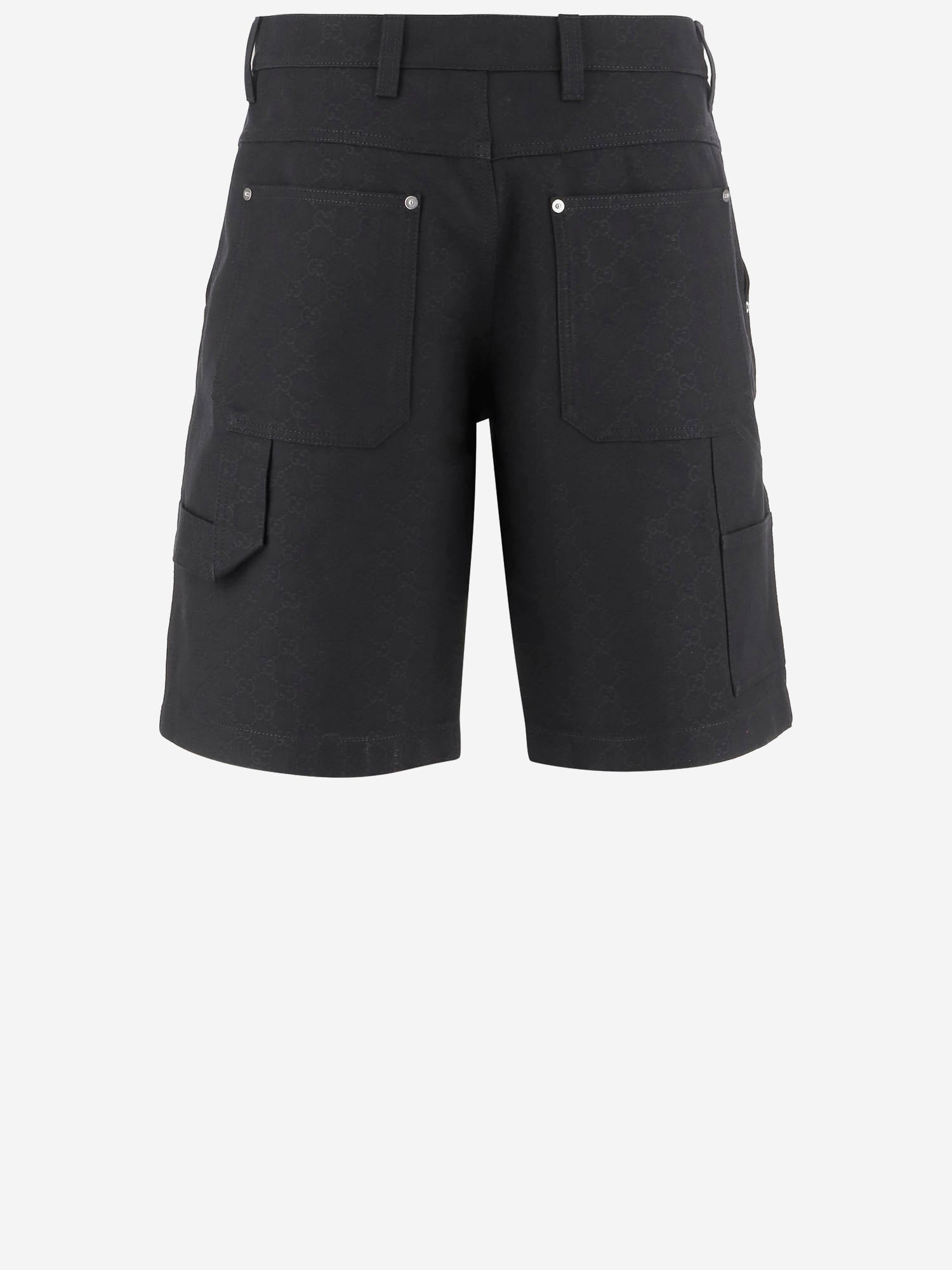 Gucci PANTALONI CORTI IN TESSUTO GG, view 2