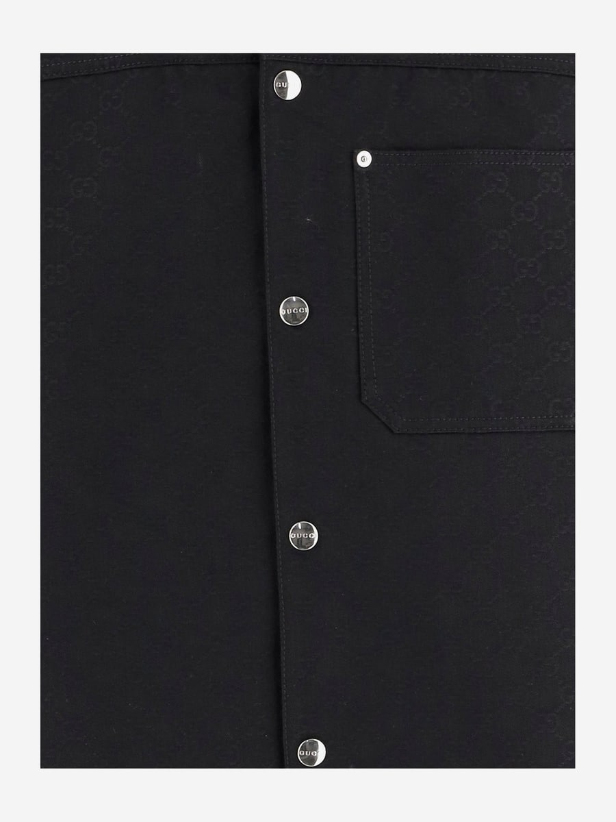 Gucci CAMICIA BOWLING GG, view 3