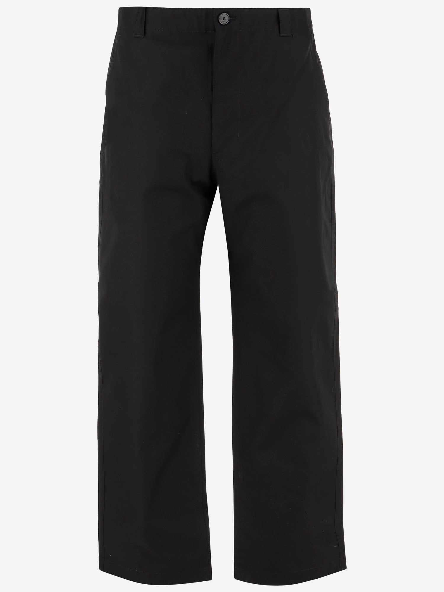 Gucci PANTALONI IN COTONE CON DETTAGLIO WEB
