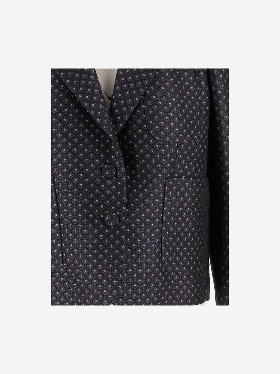 Dries Van Noten GIACCA IN MISTO LANA, view 3