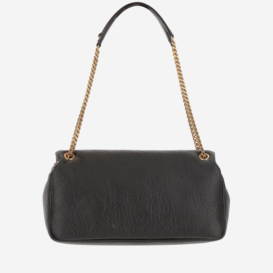 Saint Laurent Borsa Calypso media in pelle, view 3