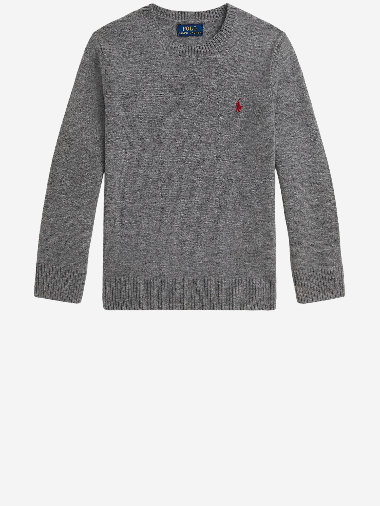 POLO RALPH LAUREN KIDS MAGLIA IN LANA CON LOGO