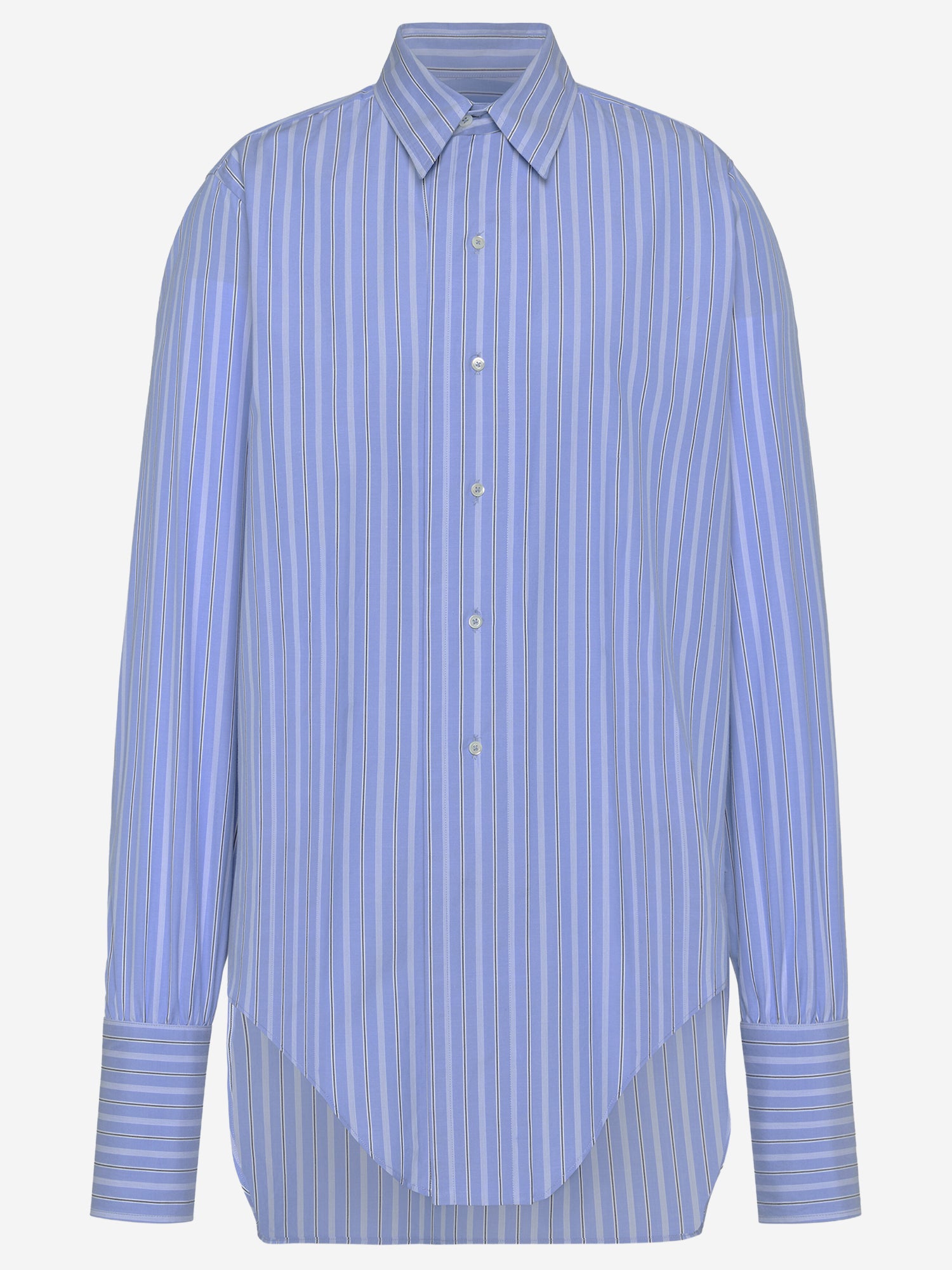 Maison Margiela CAMICIA IN COTONE CON MOTIVO A RGHIE