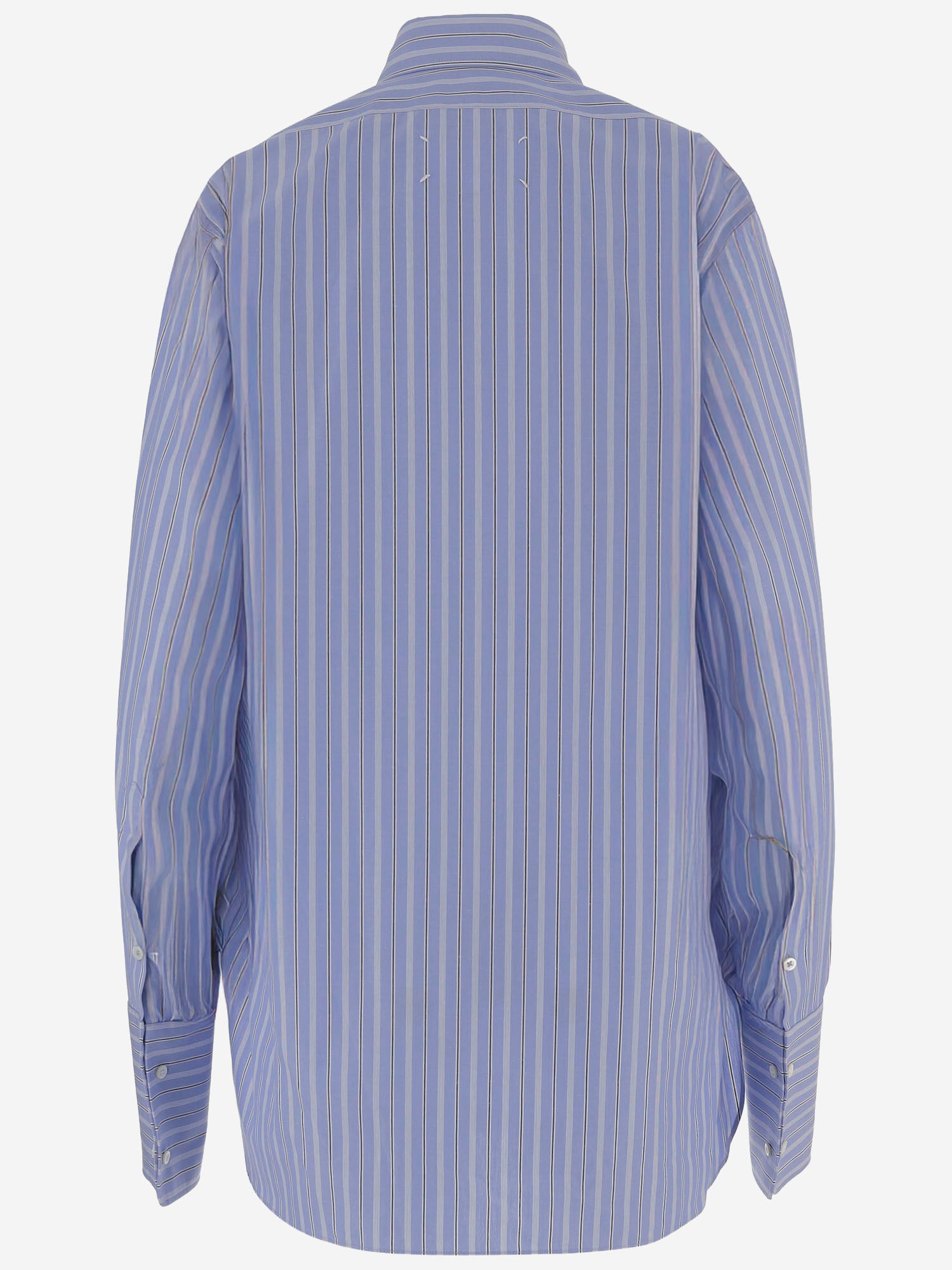Maison Margiela CAMICIA IN COTONE CON MOTIVO A RGHIE, view 2