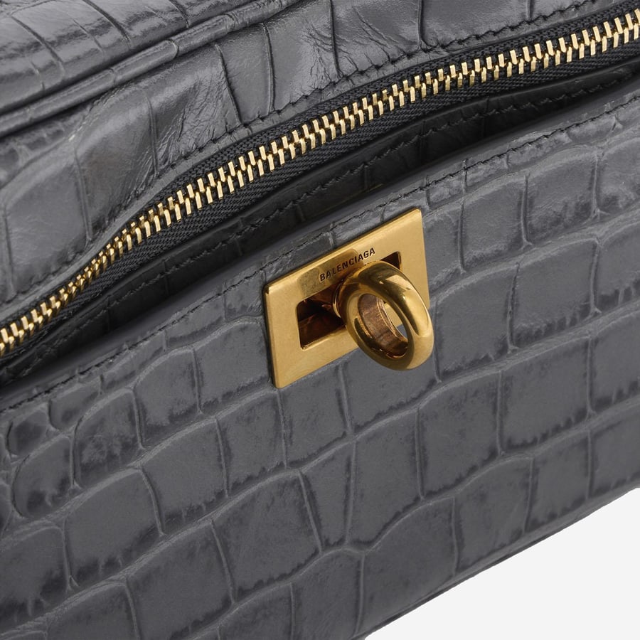 Balenciaga Beauty Case Rodeo in pelle, view 5