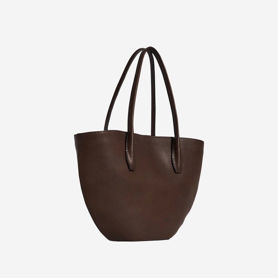 The Row BORSA TOTE ALGER IN PELLE, view 3