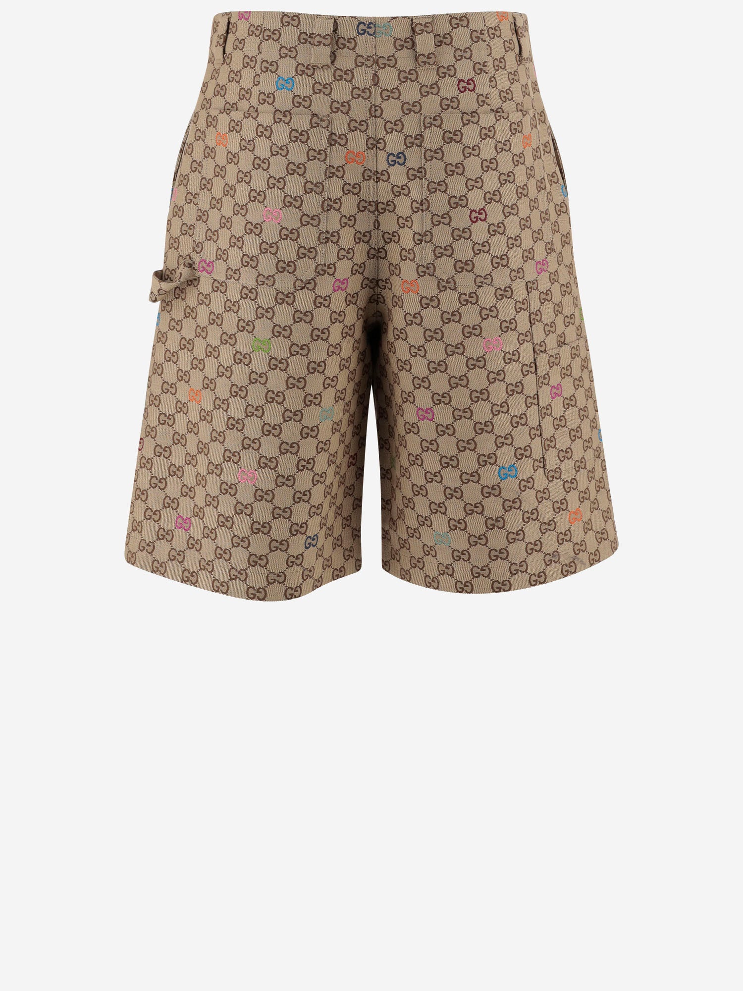 Gucci PANTALONI CORTI IN MISTO COTONE, view 2