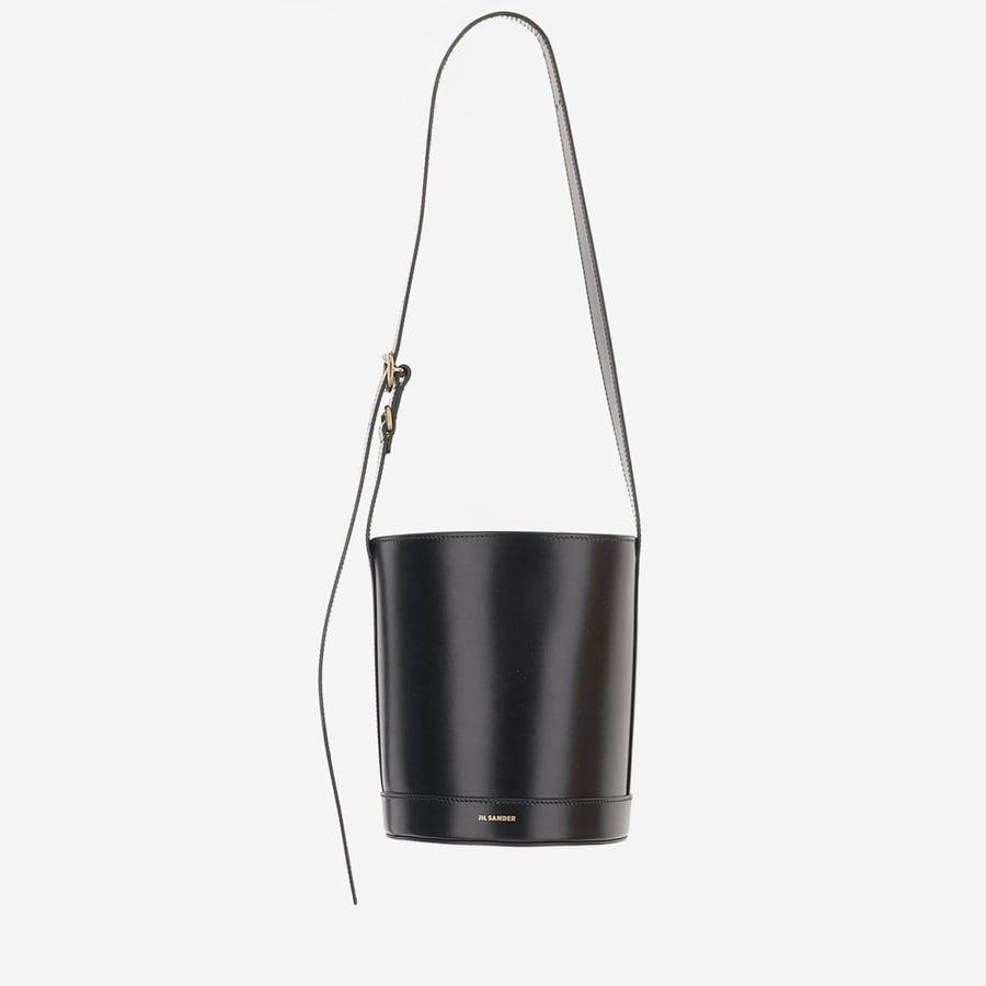 Jil Sander Borsa a secchiello in pelle