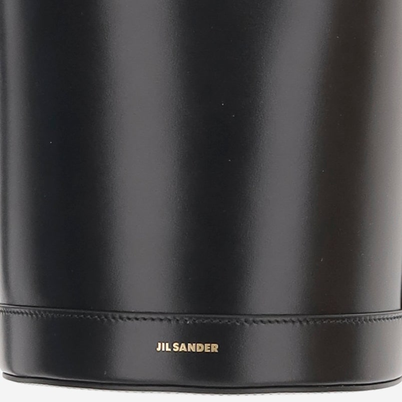 Jil Sander Borsa a secchiello in pelle, view 5
