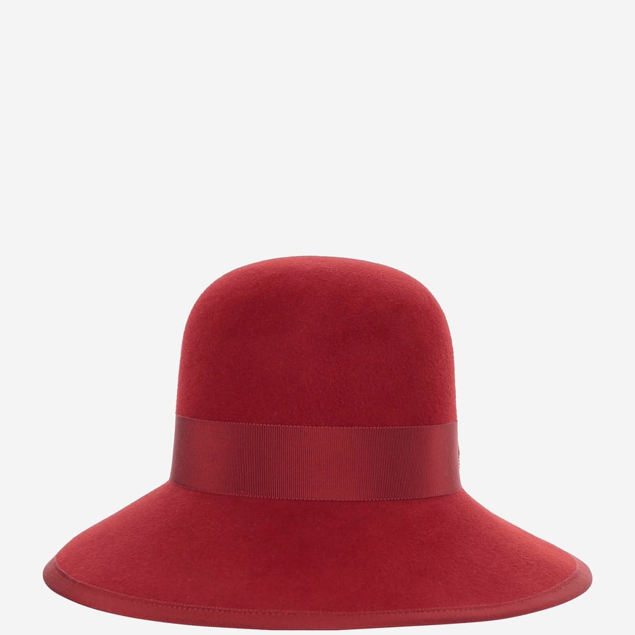 Valentino Garavani CAPPELLO VLOGO SIGNATURE IN FELTRO DI CONIGLIO