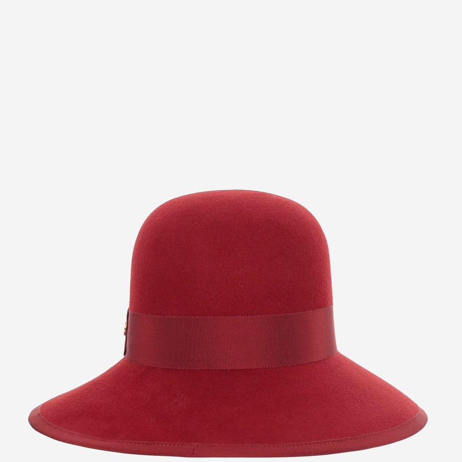 Valentino Garavani CAPPELLO VLOGO SIGNATURE IN FELTRO DI CONIGLIO, view 3