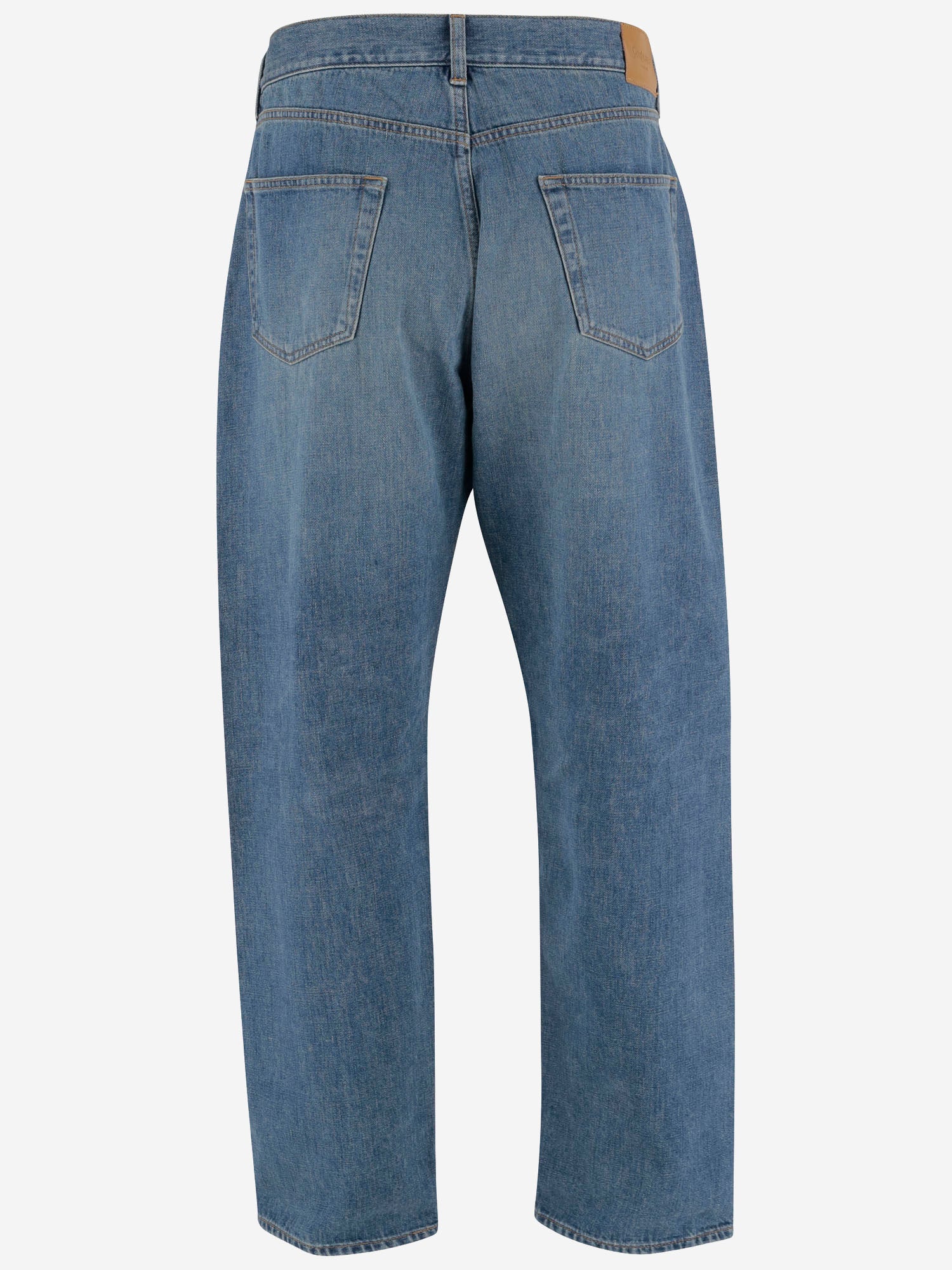 Saint Laurent JEANS MICK IN DENIM DI COTONE, view 2