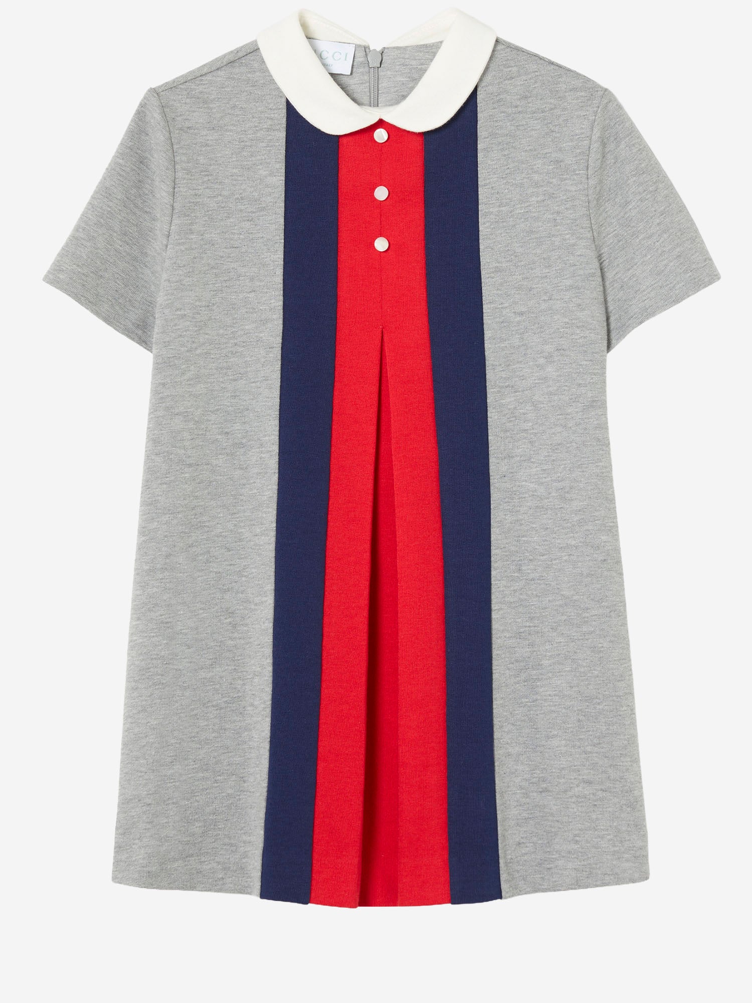 GUCCI KIDS Abito in cotone con Web