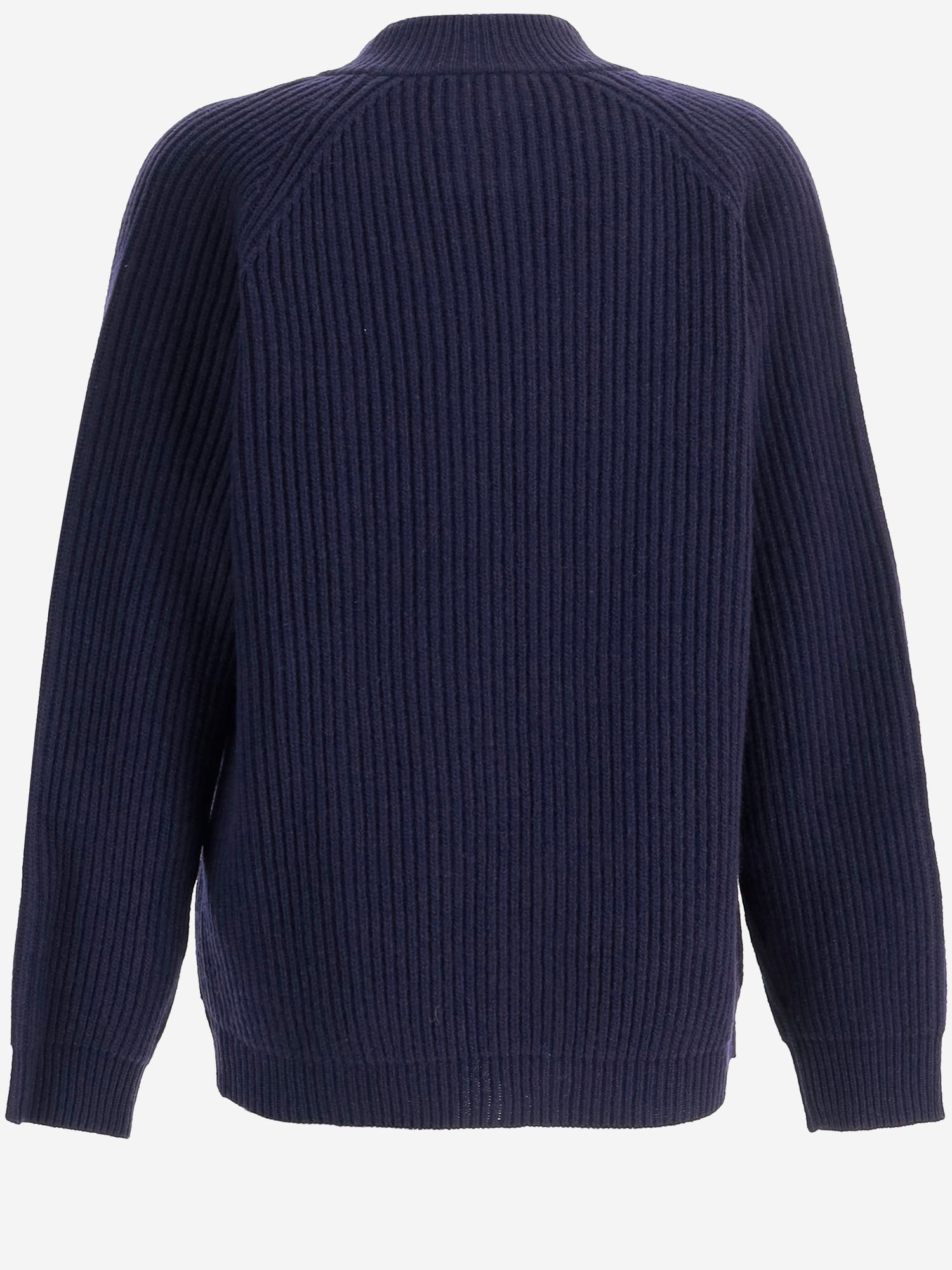 GUCCI KIDS CARDIGAN IN LANA CON BANDE A CONTRASTO, view 2
