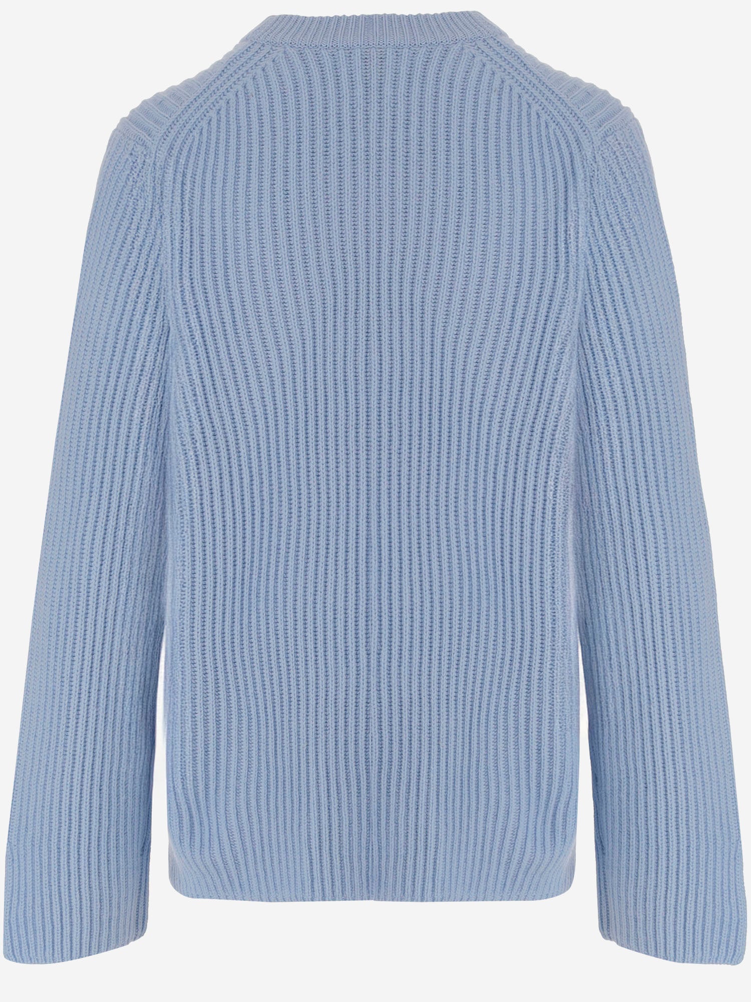 ALLUDE MAGLIONE A COSTE IN LANA E CASHMERE, view 2