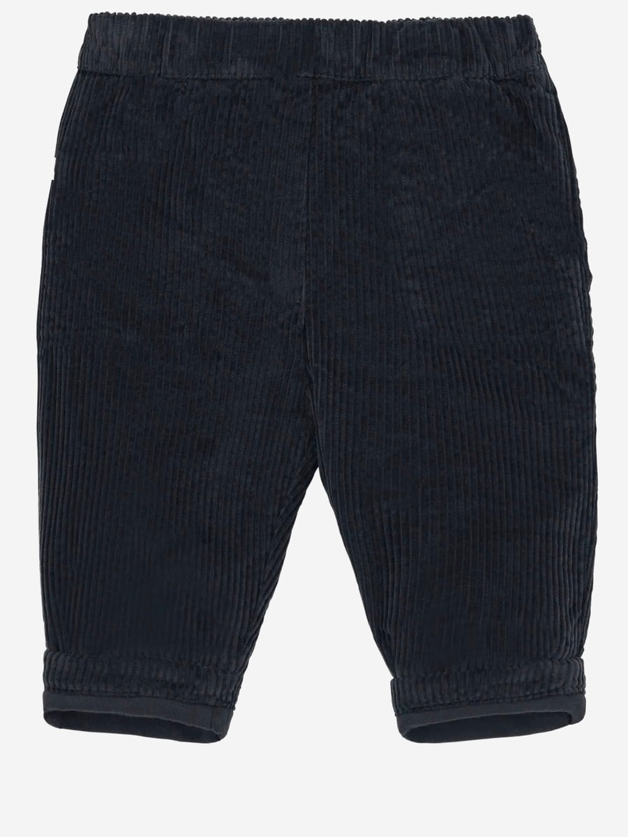 1+ IN THE FAMILY KIDS Pantaloni Louis in velluto di cotone, view 2