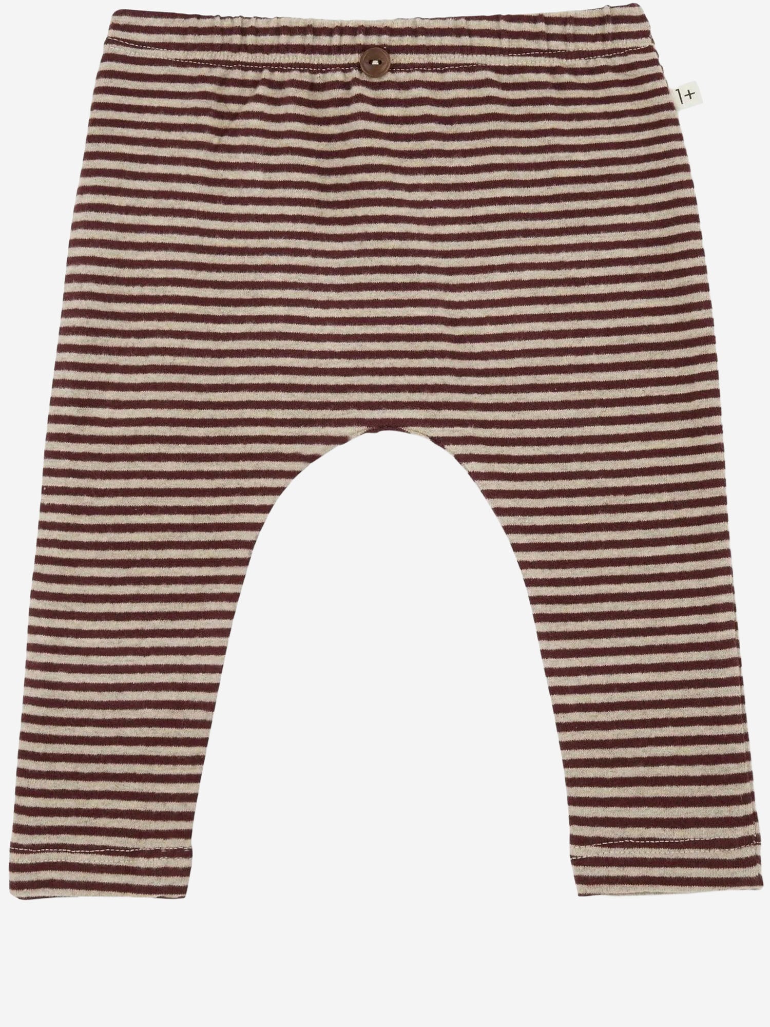 1+ IN THE FAMILY KIDS PANTALONI A RIGHE IN MISTO COTONE STRETCH