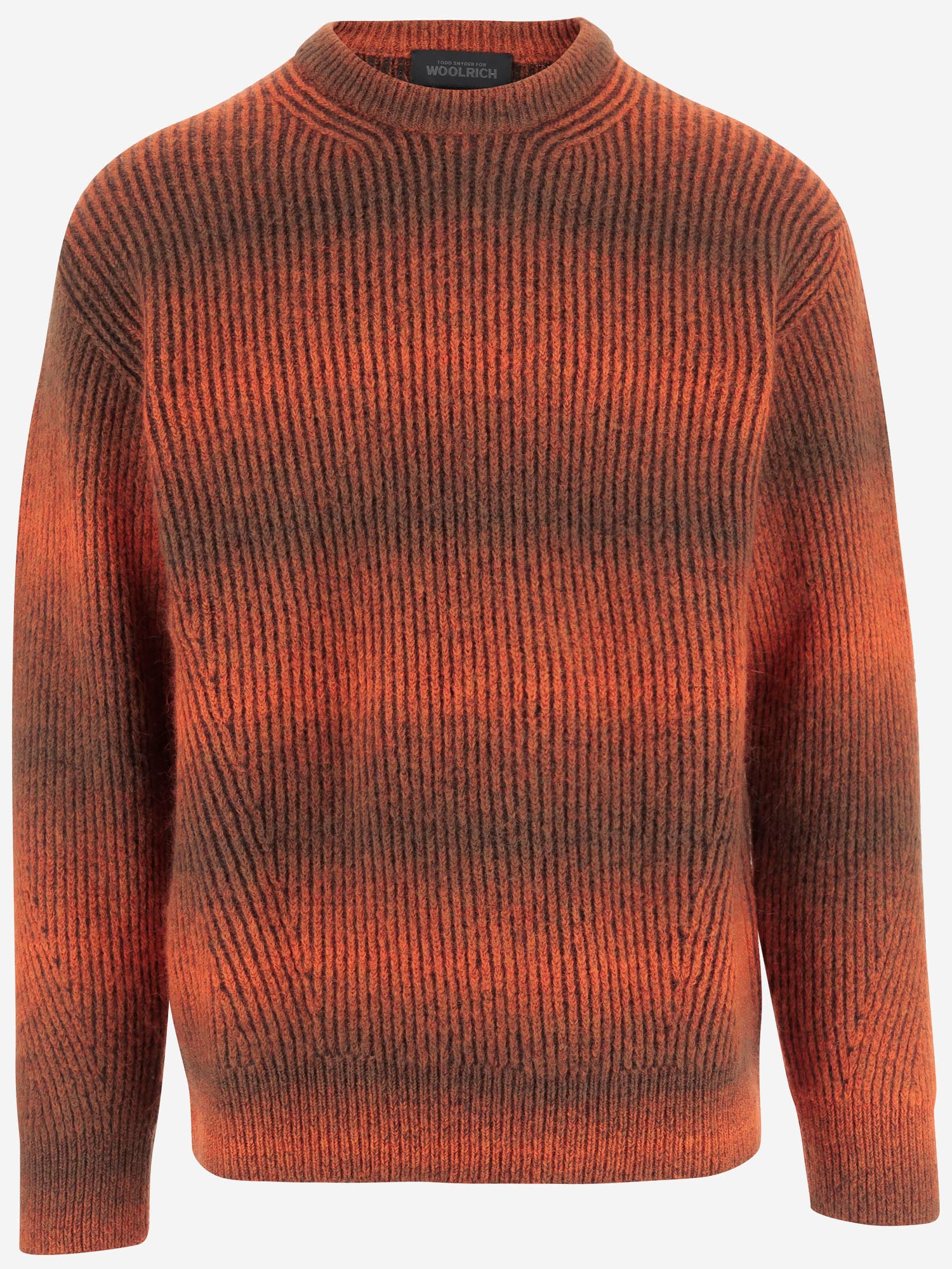 Woolrich MAGLIONE IN MISTO LANA STRETCH CON SFUMATURE