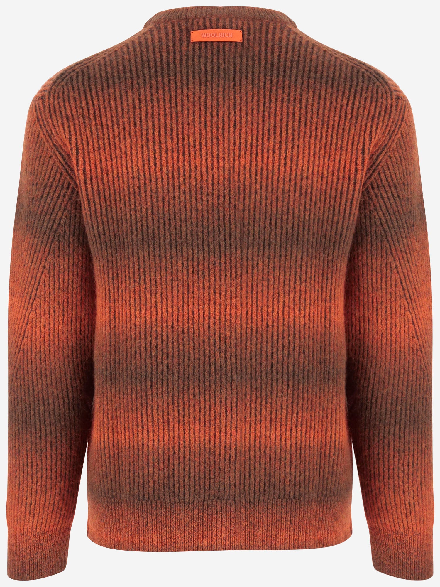 Woolrich MAGLIONE IN MISTO LANA STRETCH CON SFUMATURE, view 2