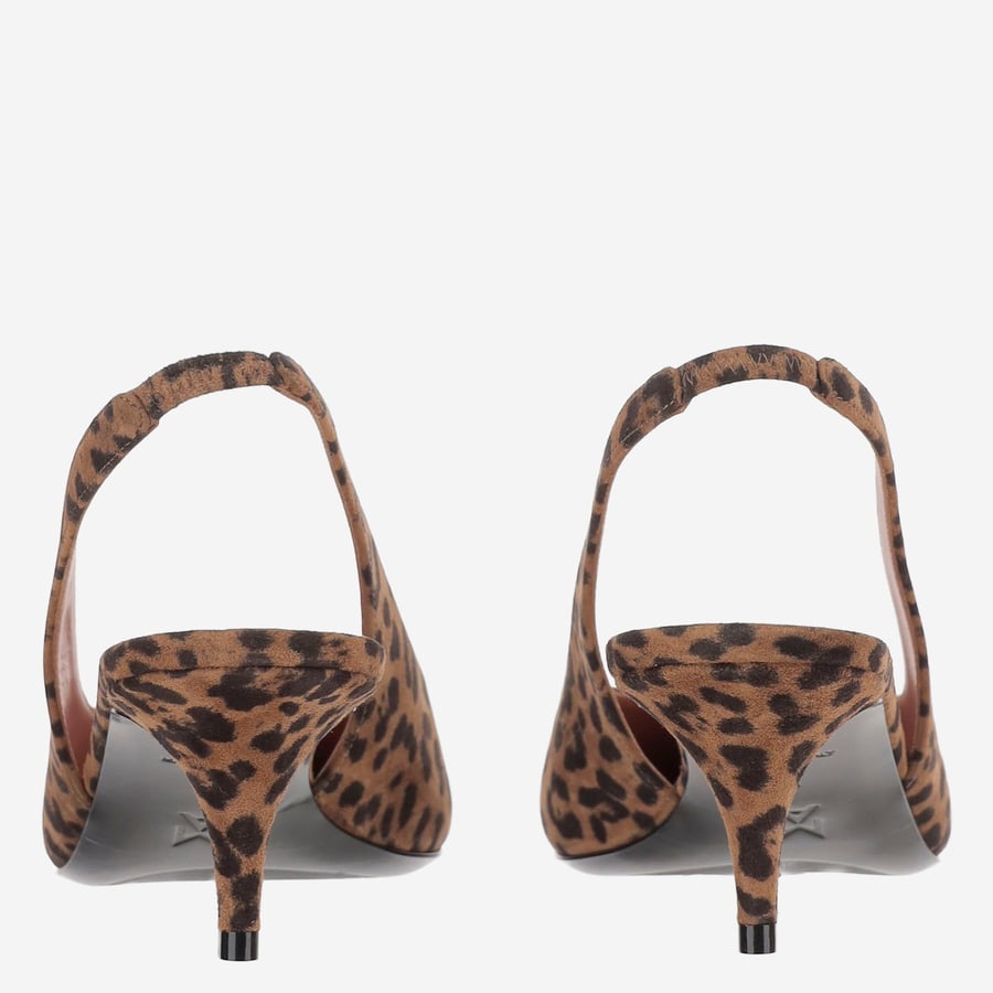 Amina Muaddi SLINGBACK ANOK IN SUEDE, view 3