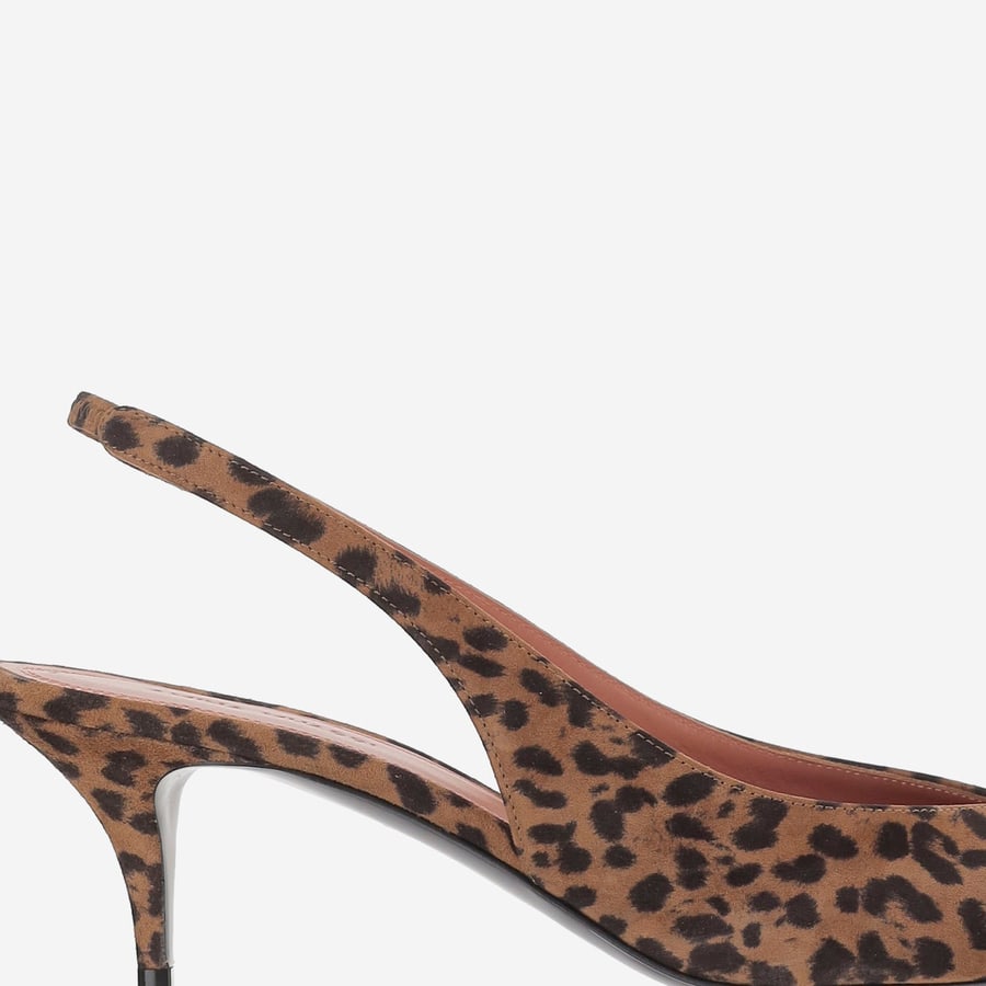 Amina Muaddi SLINGBACK ANOK IN SUEDE, view 4