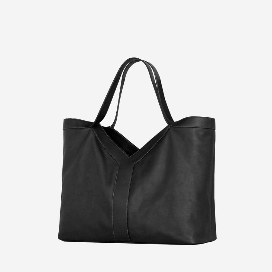 Saint Laurent BORSA TOTE Y GRANDE IN PELLE, view 2