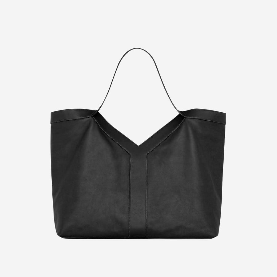 Saint Laurent BORSA TOTE Y GRANDE IN PELLE, view 3
