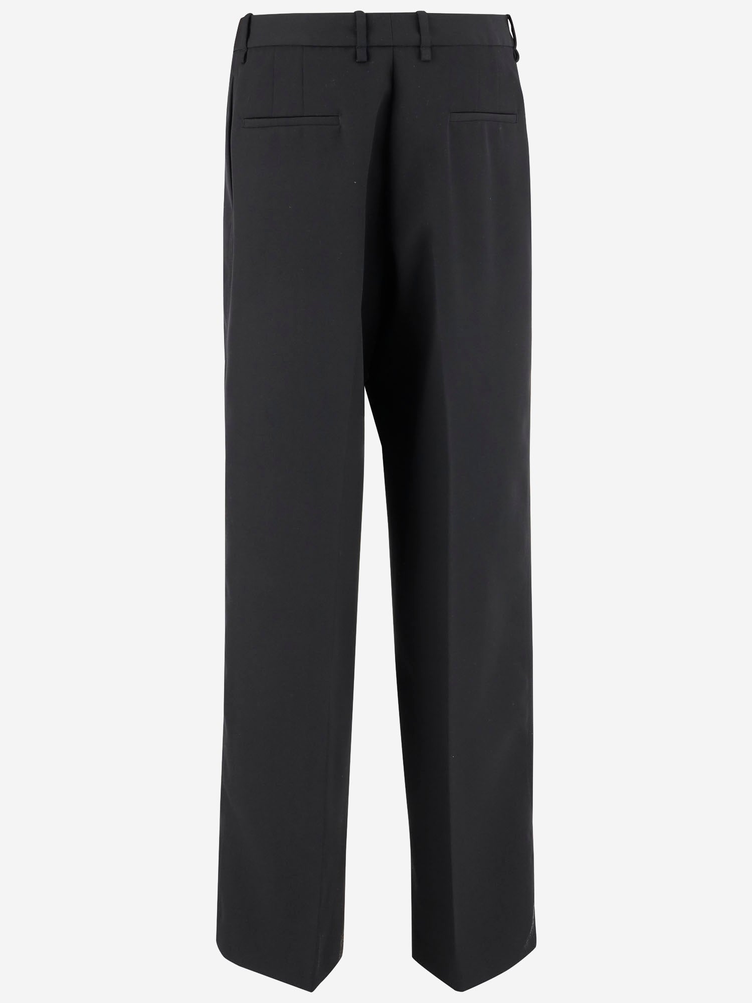 Jil Sander PANTALONI SARTORIALI IN GABARDINE DI LANA, view 2